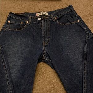 Levi's Men's 569 Relaxed Fit Jeans in Deep Indigo